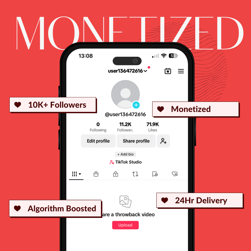 Monetized TikTok Account