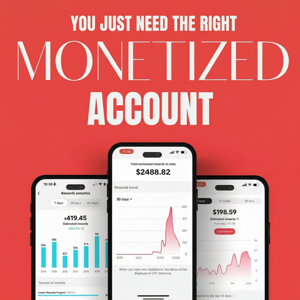 Monetized TikTok Account
