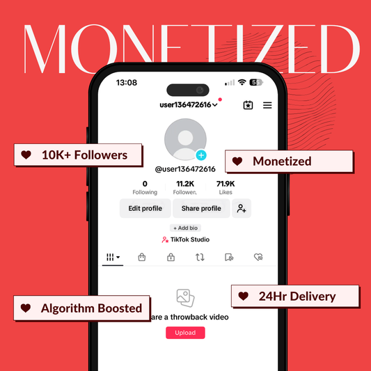 Monetized TikTok Account