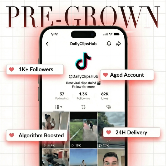 Pre-Grown TikTok Account