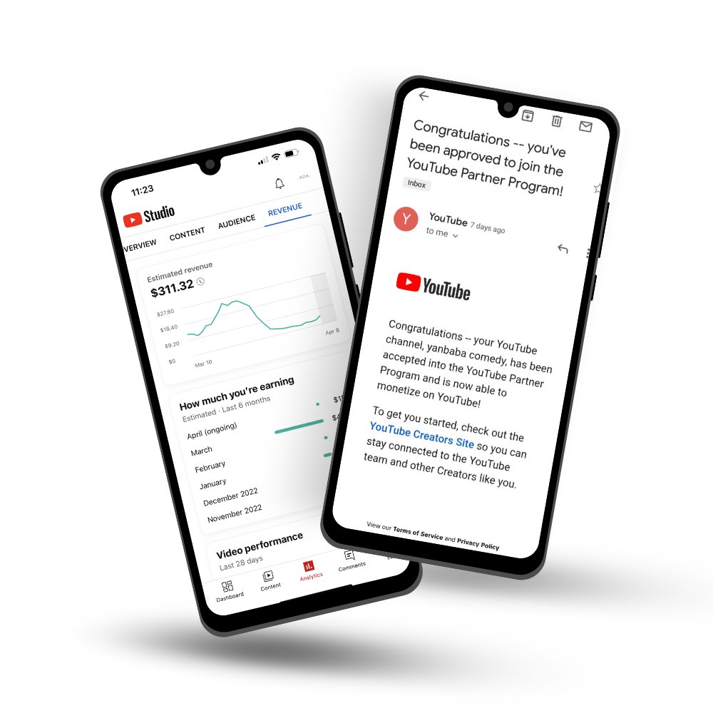 Monetized YouTube Account