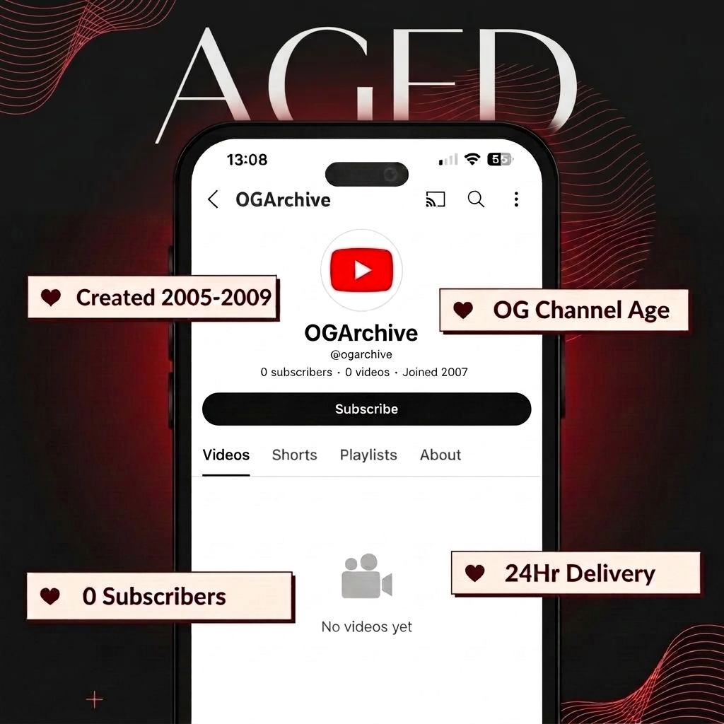 Aged YouTube Channel